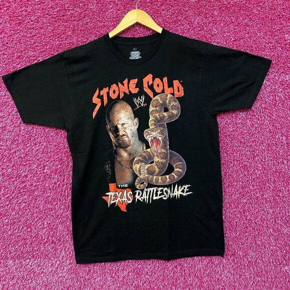 WWE Stone Cold Steve Austin The Texas Rattlesnake T-Shirt Large - Picture 3 of 4